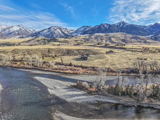 Aerial Real Estate Photography in Livingston Montana - Messner Media