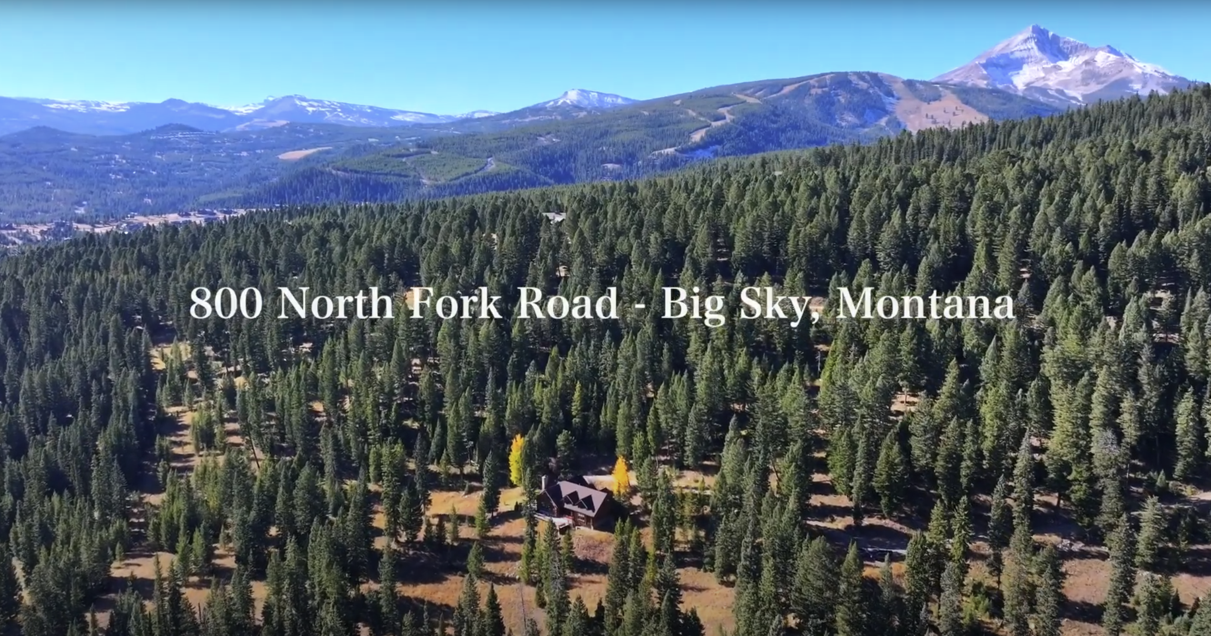 Load video: Cinematic Real Estate Video of Big Sky Montana Real Estate